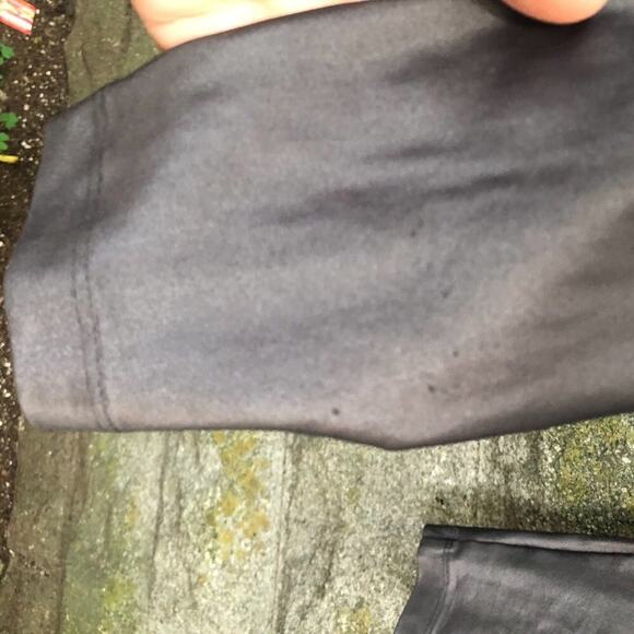 Koral Leggings Lustrous Midrise Silver Grey Crop Infinity Stretchy Small - Picture 7 of 7